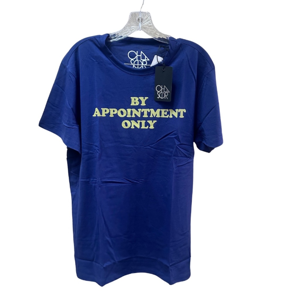 NEW Chaser By Appointment Only Blue Graphic Short Sleeve Tee - Men's XL